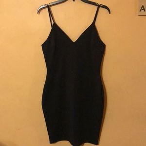 Juniors black cocktail dress